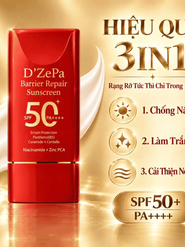 Alternative view of D'ZePa Barrier Protect Sunscreen SPF50+ PA++++